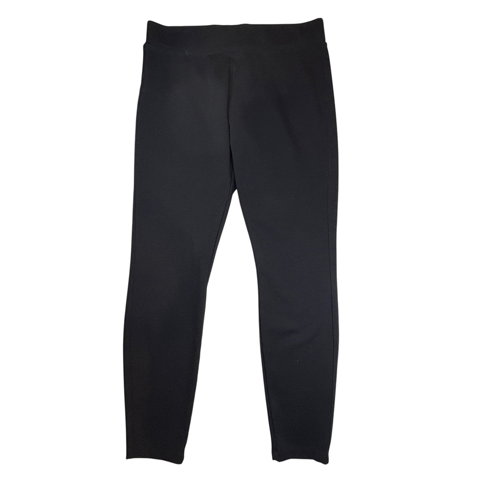 AMERICAN GIANT Women's Black Ponte Slim Pant/Legging Stretch Athleisure Size 10